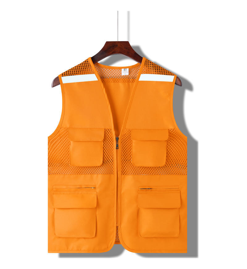 Filet réfléchissant multi-poches orange