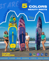Planche de paddle gonflable personnalisable en gros 11'6''x35'' en matériau Drop Stitch pour Stand Up Paddle