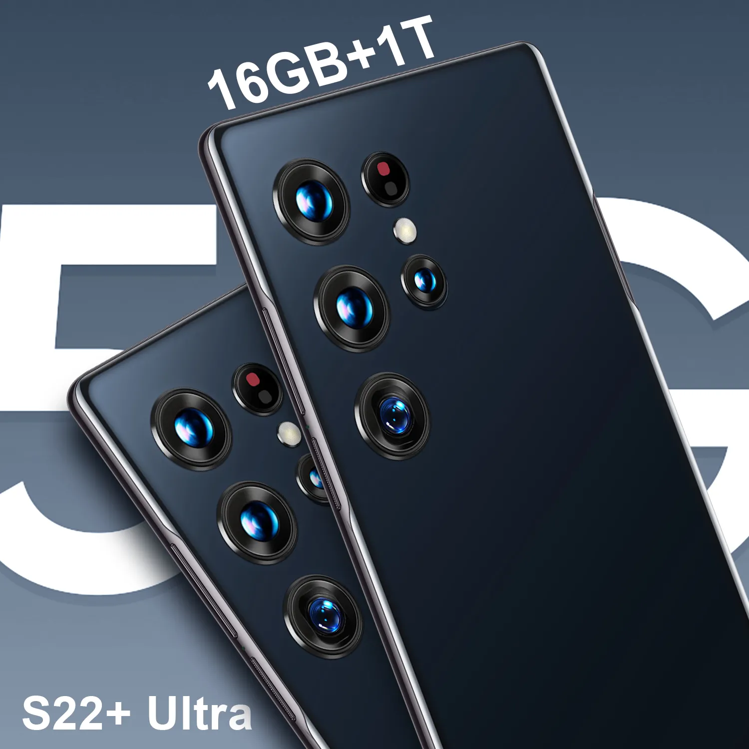 Yeni S22 Ultra telefon küresel sürüm 7.3 inç Smartphone 16gb + 1tb Android cep telefonları orijinal Unlocked 5g cep telefonları