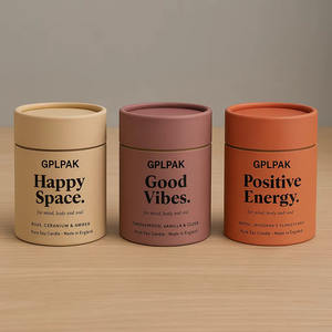 Emballage cylindrique <span class=keywords><strong>en</strong></span> gros pour gommage au sucre, soins de la peau, bombes de bain aux herbes, boîte <span class=keywords><strong>en</strong></span> papier ronde pour huile corporelle, cosmétiques - Product Image 5