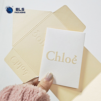 Ensemble de cartes de vœux personnalisées de luxe avec film gaufré laminé, mini-enveloppes, carte d'authenticité professionnelle, prix d'usine OEM