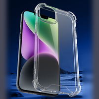 Étui de téléphone portable pour iPhone 15, étui de téléphone portable en TPU PC pour iPhone 15 Pro Max 14 13 12, antichoc