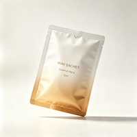 Emballage en sachet plastique personnalisé, petit sachet plastique à trois soudures latérales avec encoche de déchirement pour l'emballage d'appâts souples et de matériel de pêche