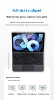 Clavier magnétique flottant avec pavé tactile multi-touch intégré, clavier magique pour iPad 10e génération
