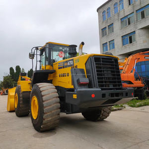 Equipo de ingeniería cargadora de ruedas pintura original usada 7 toneladas Komatsu 470 cargador frontal de la parte delantera de la máquina de carga de 1/2/2/2 - Product Image 3