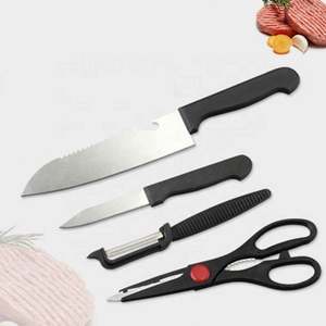 UNIVERSEA Four-Piece <b>Stainless</b> <b>Steel</b> <b>Kitchen</b> Knife Set with Durable Metal Cutter Tools for Home <b>Kitchen</b> Food Safe - Product Image 2