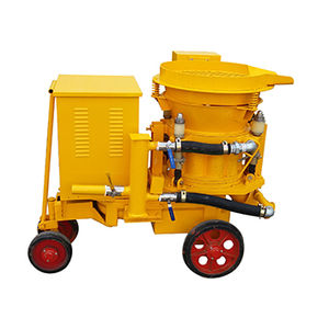 Wengong Motorisierte Trockenspritzbetonpumpe Betonspritzgerät Feuerfestmaschine 5,5KW 380V Kurzer Wendekreis - Product Image 1