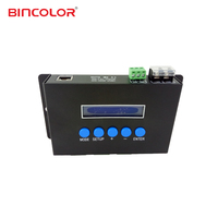 Bincolor BC-204 4端口Artnet至SPI/DMX转换器2720像素支持各种发光二极管驱动IC以太网像素灯控制器