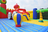 Nouveau style de château gonflable pour enfants, trampoline gonflable d'extérieur, combo toboggan parc à thème, équipement d'amusement, vente directe usine