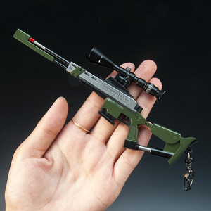 All'ingrosso accessori per giochi di notte forti riser estinzione fucile da cecchino modello portachiavi giocattolo per bambini decorazioni per la casa - Product Image 3