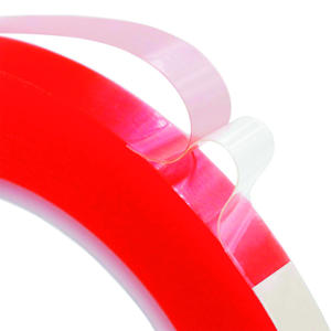 Ruban adhésif double face rouge en PET pour réparation d'écrans <span class=keywords><strong>de</strong></span> téléphone, idéal pour l'école, la maison, les loisirs créatifs, les paillettes et les microbilles - Product Image 2