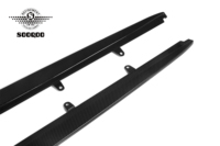 Jupes latérales en fibre de carbone préimprégnée style MP compatibles avec BMW Série 5 G30 G31 M5 F90 F90 LCI 2017-2023, moulées sous autoclave, lot de 2 pièces