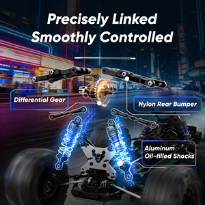 Voiture télécommandée électrique <span class=keywords><strong>JSI</strong></span> MT14R 2.4G, quatre roues motrices, véhicule tout-terrain, voiture de course à dérive, 80 km/h, voitures RC - Product Image 3