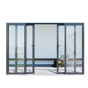 Puerta Corredera de Vidrio Templado con Marco de Aluminio Francés, Impermeable, con Sellado Superior e Insonorización, para Cocina, Precio al <span class=keywords><strong>por</strong></span> Mayor - Product Image 4