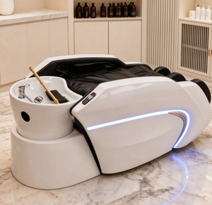 Cama de Masaje Eléctrica Automática para Lavado de Cabello, Cama de Spa Personalizada con Hidroterapia para Barbería - Product Image 2