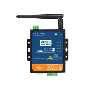 Công nghiệp 1 cổng RS-232/485/422 để wifi chuyển đổi ZQWL-GE304FM bị cô lập nối tiếp thiết bị máy chủ modbus rtu TCP <span class=keywords><strong>Gateway</strong></span> - Product Image 1
