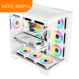 Boîtier <span class=keywords><strong>PC</strong></span> universel ATX économique avec interface complète, audio HD, micro, grand <span class=keywords><strong>espace</strong></span> pour GPU, hauteur de refroidisseur 168 mm – Vente en gros - Product Image 3