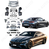 Parachoques para Automóviles Mercedes Benz Clase S Coupé W217, Parrilla Exterior para S63, Difusor Trasero