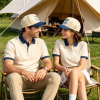 Casquettes de sport structurées à 5 panneaux bicolores, personnalisées OEM, avec logo brodé 3D, casquettes de baseball, casquettes trucker