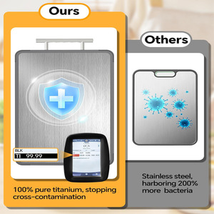 Bamboo Double-Sided Cutting Board 1.35Cm Thick Anti-Bacterial Anti-Slip Rectangle Chopping Block - Product Image 2