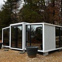 Usine chinoise, vente en gros de maisons modulaires préfabriquées 20FT 40FT, maisons conteneurs extensibles, mini-maisons, maisons pliables, maisons mobiles