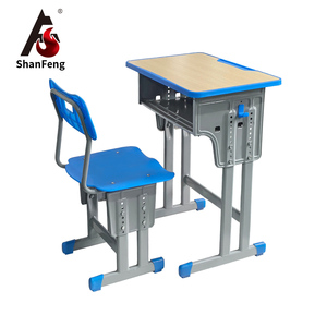 Muebles de <span class=keywords><strong>Aula</strong></span> Modernos Personalizados, Juego de Escritorio <span class=keywords><strong>y</strong></span> Silla Escolar con Altura Ajustable, con Cajón para Libros <span class=keywords><strong>y</strong></span> Gancho para Mochila, para <span class=keywords><strong>el</strong></span> Aprendizaje - Product Image 1
