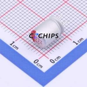 ตัวเก็บประจุแบบแข็ง ULR827M0EE08CBB0CD ชนิด Through Hole (THT), ขนาด D6.3xL8 มม. 820uF 20% 2.5V 6.3 มม. - Product Image 1
