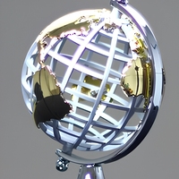 Trophée globe en métal gravé sur mesure avec base en cristal noir, trophée de récompense pour entreprise, souvenir de reconnaissance professionnelle