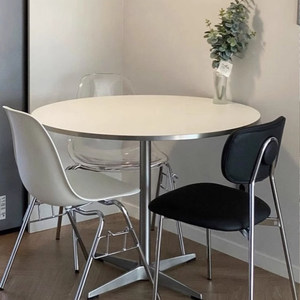 Mesa de Comedor Contemporánea de Acero para Espacios Pequeños, Muebles para el Hogar, Villa, Hotel, Apartamento, Cafetería, Tienda de Té con Leche, Reuniones y Negociaciones - Product Image 3