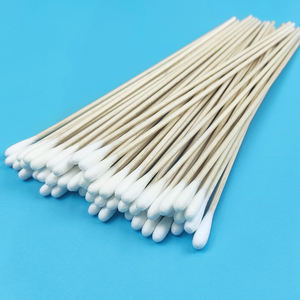 100 pièces/sac 6 pouces 4.2mm 10mm bâton de nettoyage <span class=keywords><strong>tige</strong></span> en <span class=keywords><strong>bois</strong></span> outil de nettoyage <span class=keywords><strong>coton</strong></span>-<span class=keywords><strong>tige</strong></span> écouvillons - Product Image 5