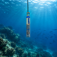 Capteur de qualité de l'eau multi-paramètres en ligne pour eaux profondes avec 6 sondes librement combinables, brosse de nettoyage automatique, RS485 MODBUS IP68