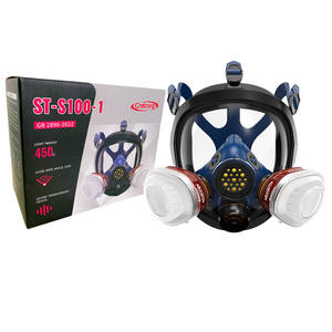 Masker <span class=keywords><strong>Gas</strong></span> pelindung nuklir Respirator wajah penuh kualitas VC - Product Image 1