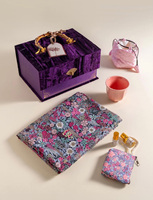 Boîte à parfum magnétique mate en carton, emballage en velours, boîtes cadeaux personnalisées douces au toucher, sacs de rangement portables à cordon