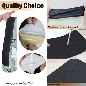 Self Adhesive Leather Patch 0.55mm Lychee Pattern For Sofa Repair Home Textiles - Product Image 3