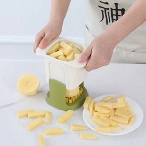 Hot Sale <b>Vegetable</b> Potato Slicer <b>Cutter</b> Chopper Chips Making Tool Potato Cutting Fries Tool - Product Image 1
