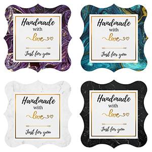 Handmade Reusable 500 Labels 2-Inch Elegant Special Cut Love <b>Stickers</b> <b>Roll</b> Waterproof Vinyl Homemade Goods - Product Image 1
