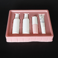 Caja de Embalaje de PVC Transparente con Logotipo Personalizado para Herramientas de Maquillaje Cosmético, Cajas de Embalaje de Plástico para Cepillos de Pelo al por Mayor
