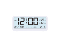 Jam Alarm termometer Digital, jam Alarm elektronik pintar, meja dinding, kelembaban, Monitor nirkabel, Jam Alarm