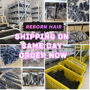 40 인치 정면 무접착제 전체 HD 레이스 뼈 스트레이트 버진 원시 인도 머리 가발 레이스 전면 자연 미처리 100 인모 가발 - Product Image 6