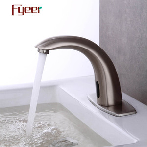 <span class=keywords><strong>Grifo</strong></span> <span class=keywords><strong>con</strong></span> <span class=keywords><strong>sensor</strong></span> cepillado Fyeer <span class=keywords><strong>con</strong></span> <span class=keywords><strong>grifo</strong></span> <span class=keywords><strong>de</strong></span> <span class=keywords><strong>lavabo</strong></span> inteligente - Product Image 5