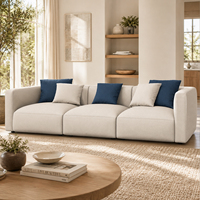 QINUO Meubles de Salon Style Moderne, Chaises de Villa, Mobilier d'Intérieur, Canapé Trois Places