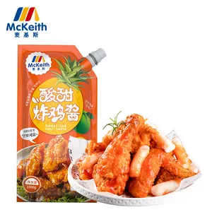Hot Sale 1 kg Sweet And Sour Sauce Provide Free Sample HACCP ISO QS Strong Flavor Korean BBQ Sauce