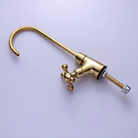 Robinet de cuisine en laiton non laqué, robinet distributeur d'eau froide, robinet d'eau potable