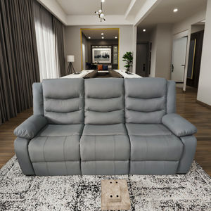 リクライニングチェアリクライニングソファセットエアレザー高级リクライニングチェアソファドロップテーブル収納 - Product Image 5