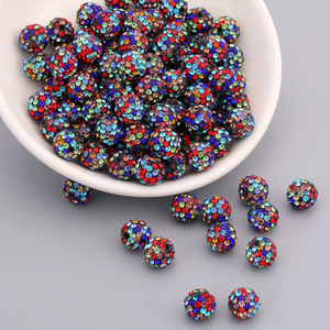 Hạt Đất Sét Polymer 8mm đính kim cương giả thêu hạt pha lê Rhinestone vải nặng - Product Image 6