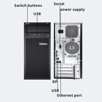 저렴한 가격 고성능 타워 서버 ST58 i3-9100 3.6GHz 8gb 메모리 1tb HHD 상업용 서버