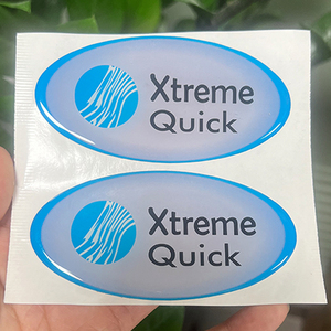 Autocollants en PVC 3D avec logo en époxy pour appareils électriques, impression directe d'usine, faible différence de couleur et prix compétitif - Product Image 1