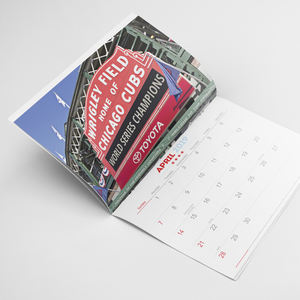 Papel artístico brillante personalizado, Envío Mensual de la empresa, 2023 años, calendario de pared personalizado - Product Image 5