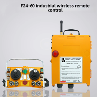 Télécommande radio industrielle F24-60 pour grue à tour, avec joystick, émetteur et récepteur