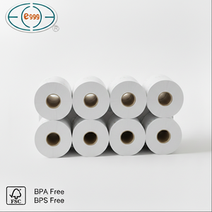 48 gsm thermal receipt <b>paper</b> roll_3 1/8" × 270 Cash Register <b>Paper</b> customized printed <b>sticker</b> for POS ATM <b>Printer</b> - Product Image 1